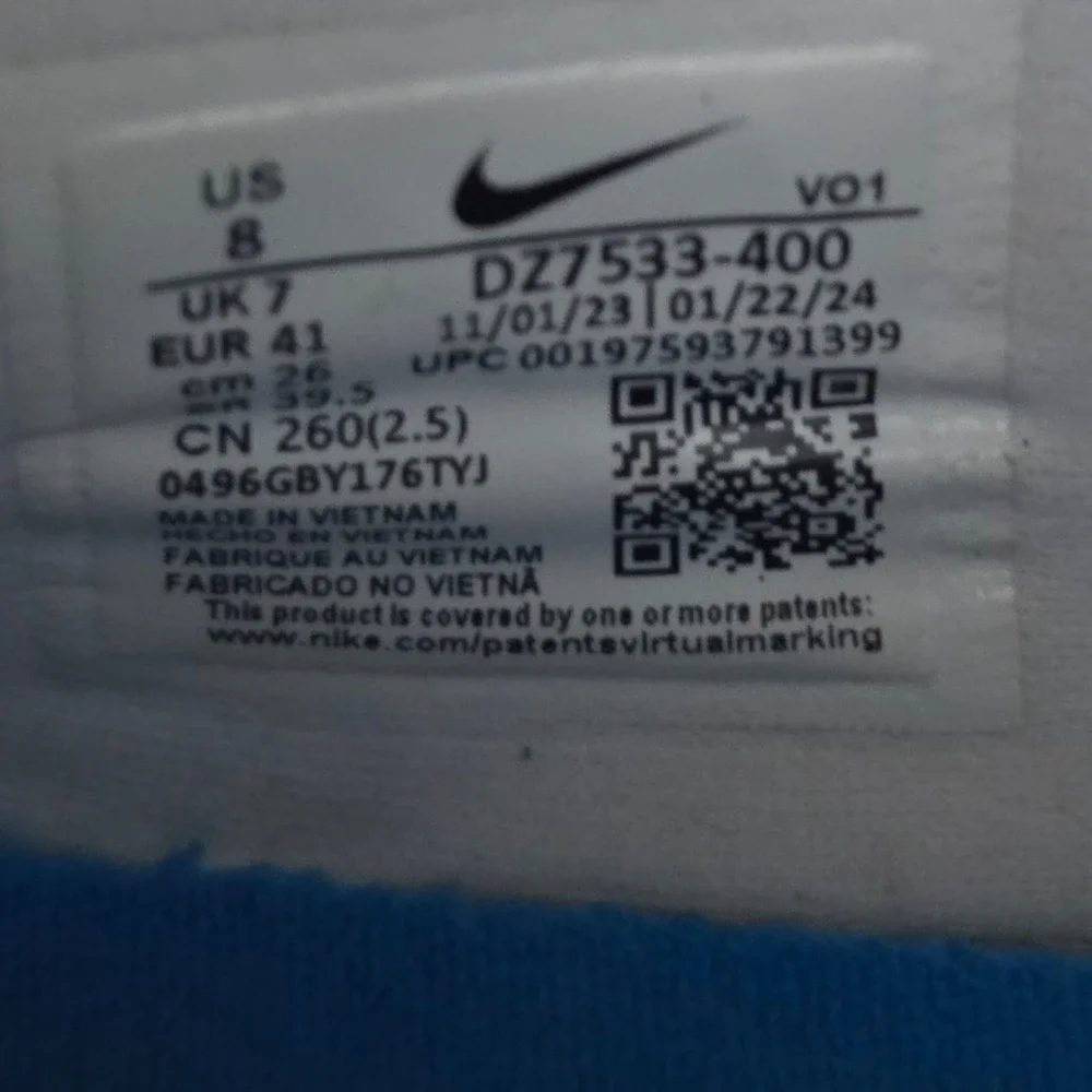 Nike Mens Giannis Immortality 3 Basketball Shoes Blue Silver DZ7533-400 Size 8